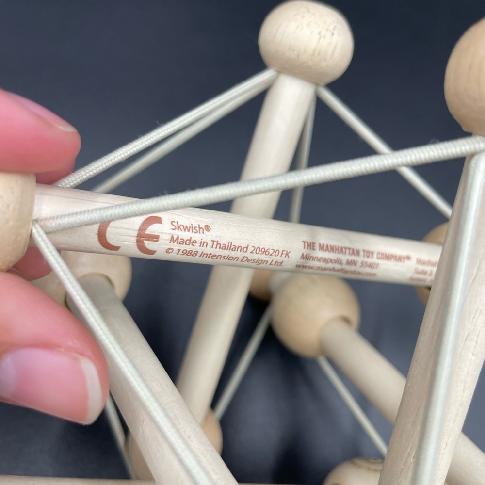 Manhattan Toy company natural beige neutral color wooden activity Toy - Picture 5 of 7